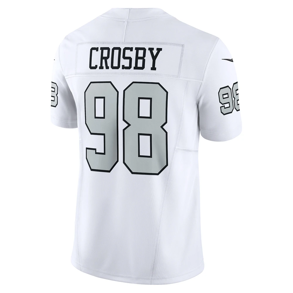 Men's Nike Maxx Crosby Las Vegas Raiders Vapor F.U.S.E. Limited Jersey