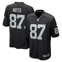 Maillot de match Nike Michael Mayer noir pour homme des Las Vegas Raiders