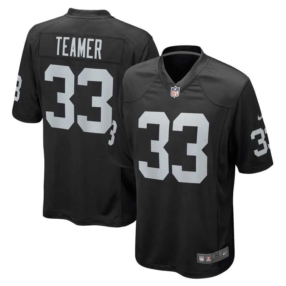 Men's Nike Roderic Teamer Black Las Vegas Raiders Game Jersey