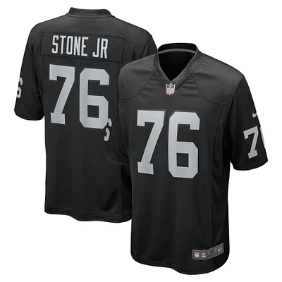 Men's Nike Ron Stone Jr.  Black Las Vegas Raiders Team Game Jersey