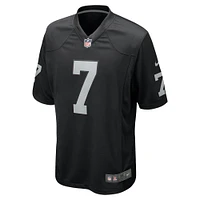 Men's Nike Tre'von Moehrig  Black Las Vegas Raiders Team Game Jersey