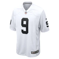 Maillot de match l'équipe Nike Tyree Wilson pour hommes, blanc, Las Vegas Raiders