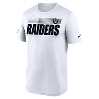 Men's Nike White Las Vegas Raiders Impact Legend Performance T-Shirt