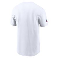 Las Vegas Raiders Nike Sideline Infograph Lock Up Performance Long Sleeve  T-Shirt - White