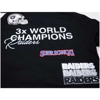 Men's Pro Standard Black Las Vegas Raiders 3x Super Bowl Champions Pullover Hoodie