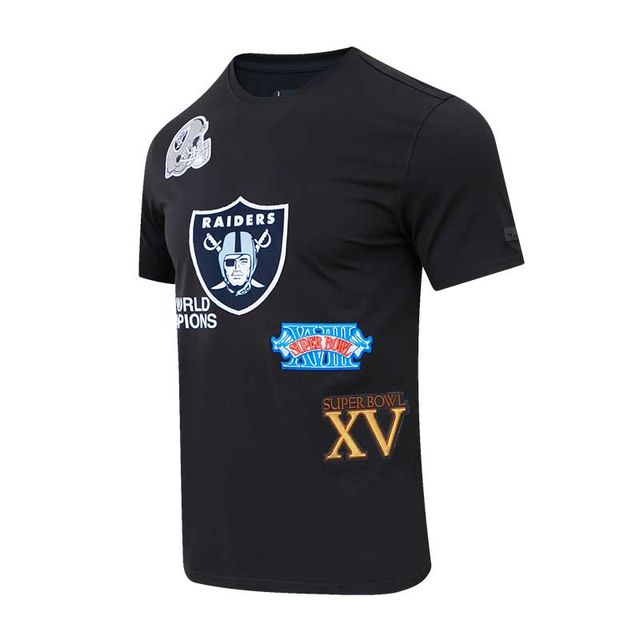 T-shirt Pro Standard Las Vegas Raiders Championship noir pour homme