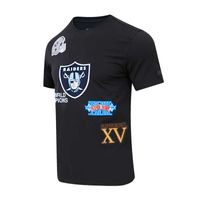 Men's Pro Standard Black Las Vegas Raiders Championship T-Shirt