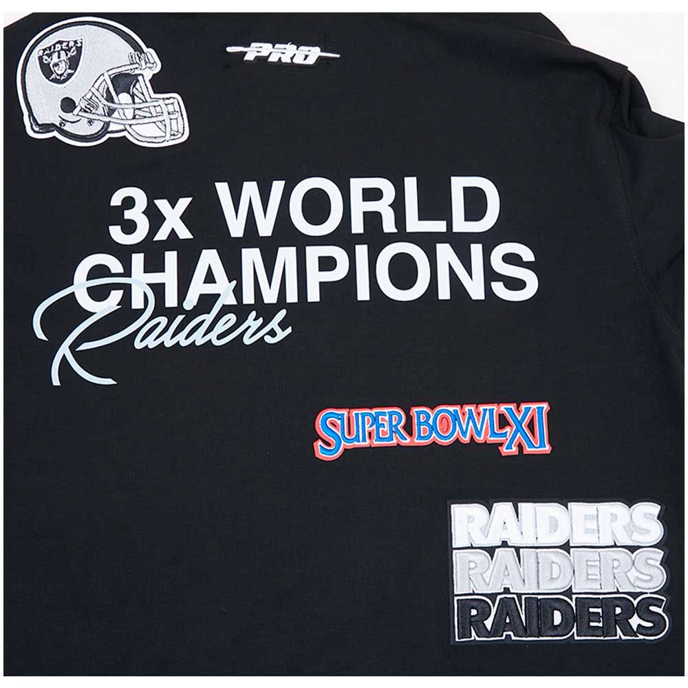 Lids Las Vegas Raiders Pro Standard 3x Super Bowl Champions