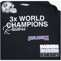 Men's Pro Standard Black Las Vegas Raiders Championship T-Shirt