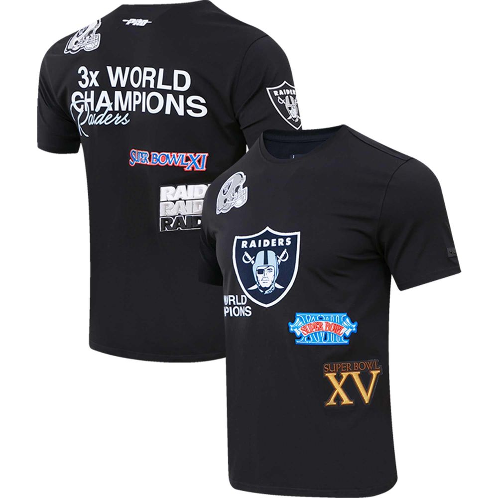 Lids Las Vegas Raiders Pro Standard 3x Super Bowl Champions