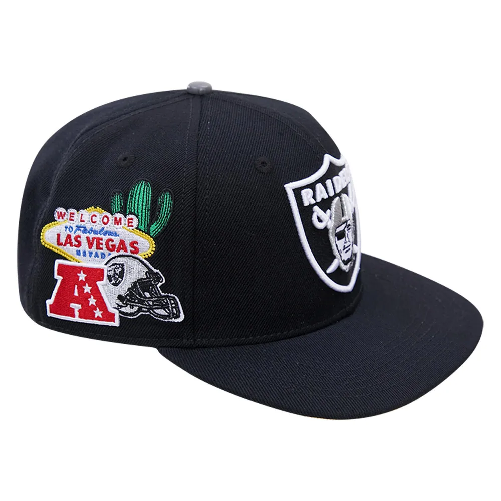 Lids Las Vegas Raiders Pro Standard Hometown Snapback Hat - Black