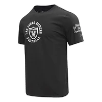 T-shirt hybride Pro Standard noir Las Vegas Raiders pour hommes