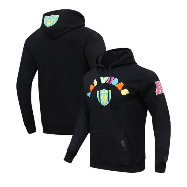 Las Vegas Raiders Antigua Victory Pullover Hoodie - Heather Gray