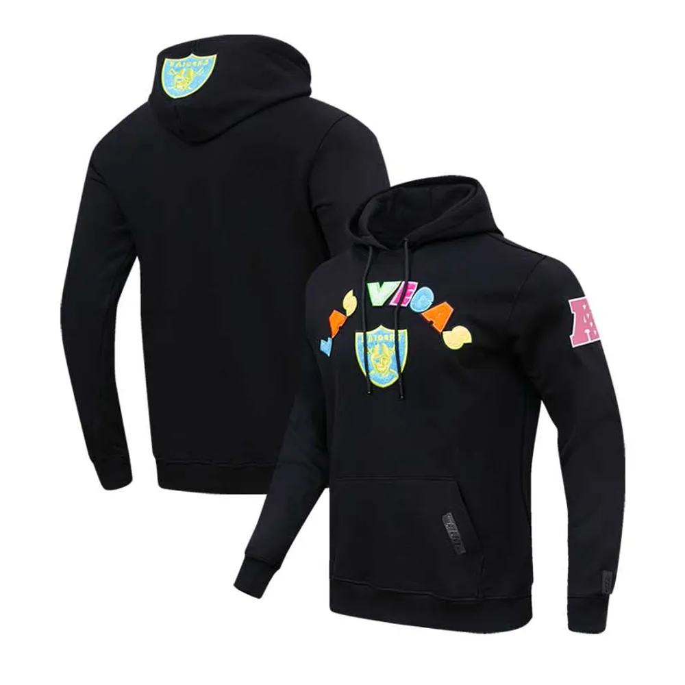 Las Vegas Raiders New Era Big & Tall NFL Pullover Hoodie - Black