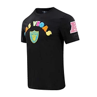 Men's Pro Standard Black Las Vegas Raiders Neon Graphic T-Shirt