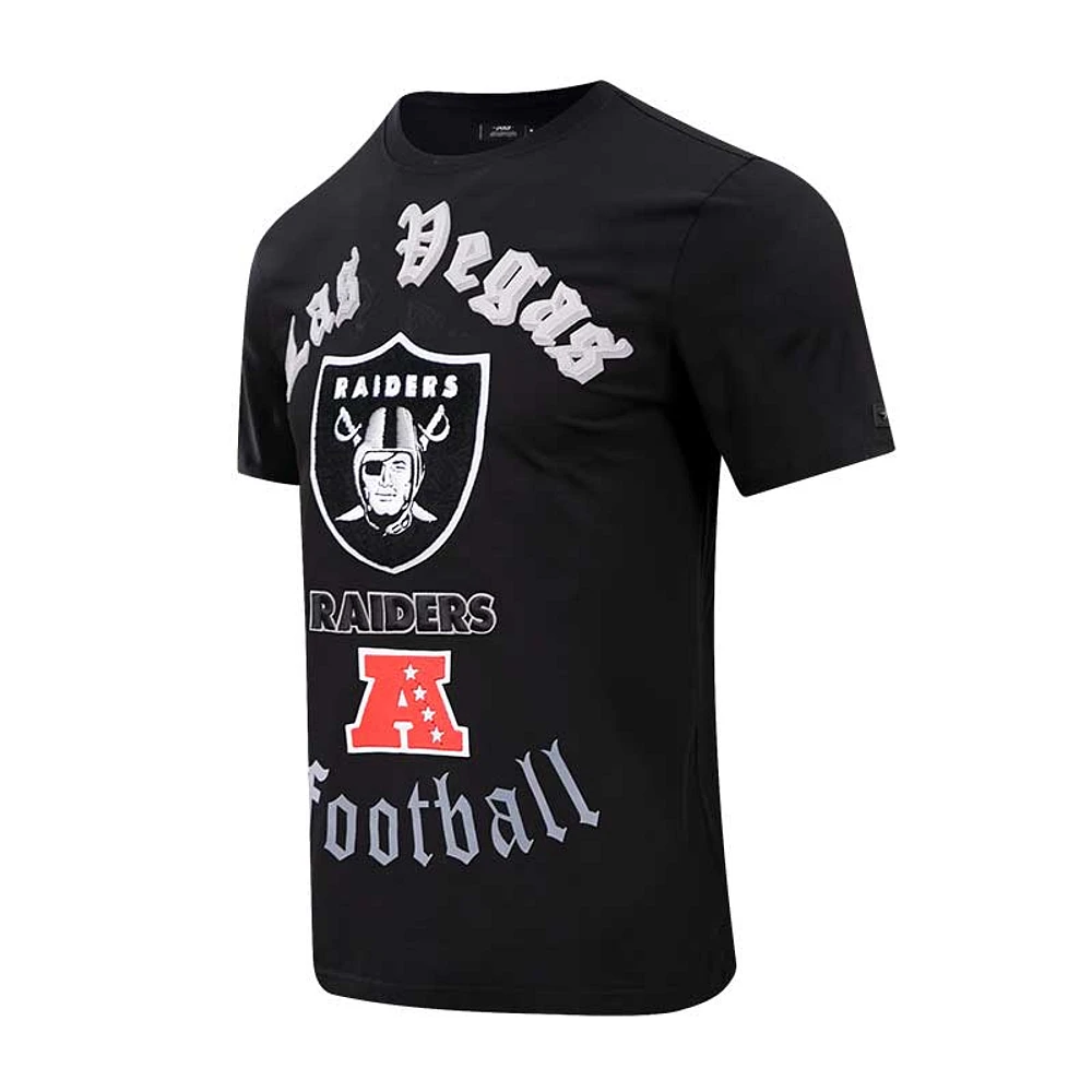 Men's Pro Standard Black Las Vegas Raiders Old English T-Shirt