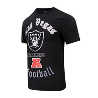 Men's Pro Standard Black Las Vegas Raiders Old English T-Shirt