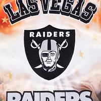 Veste Pro Standard noire à boutons-pression en satin sublimé pour homme des Las Vegas Raiders