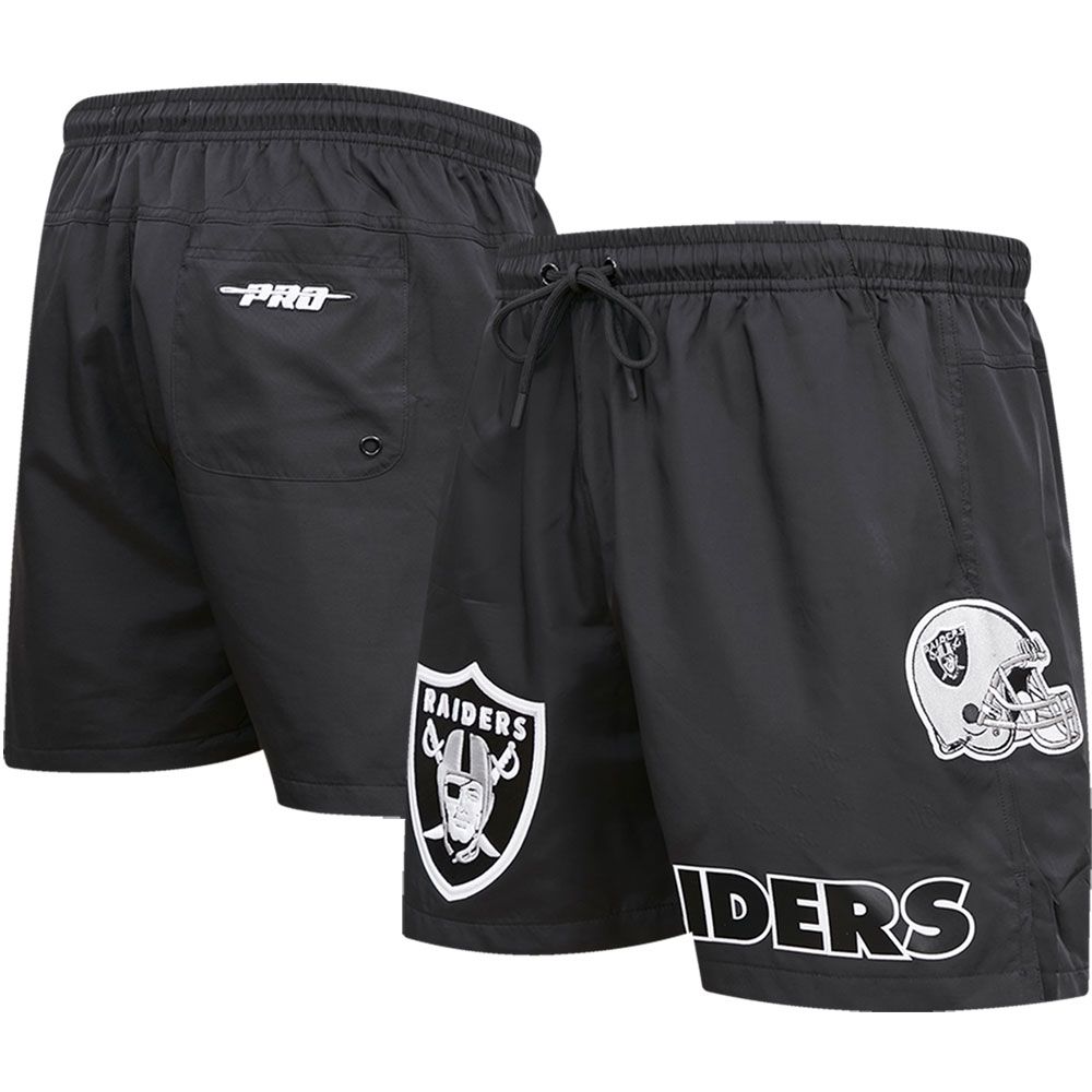 Men's Pro Standard Black Las Vegas Raiders Woven Shorts