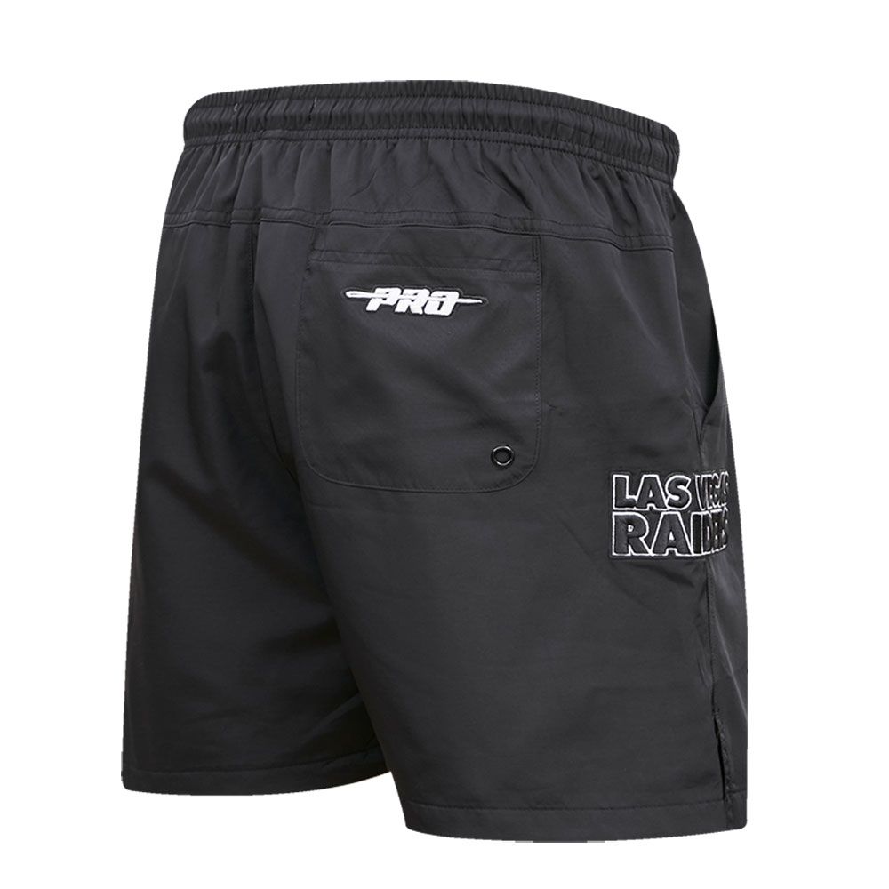 Men's Pro Standard Black Las Vegas Raiders Woven Shorts