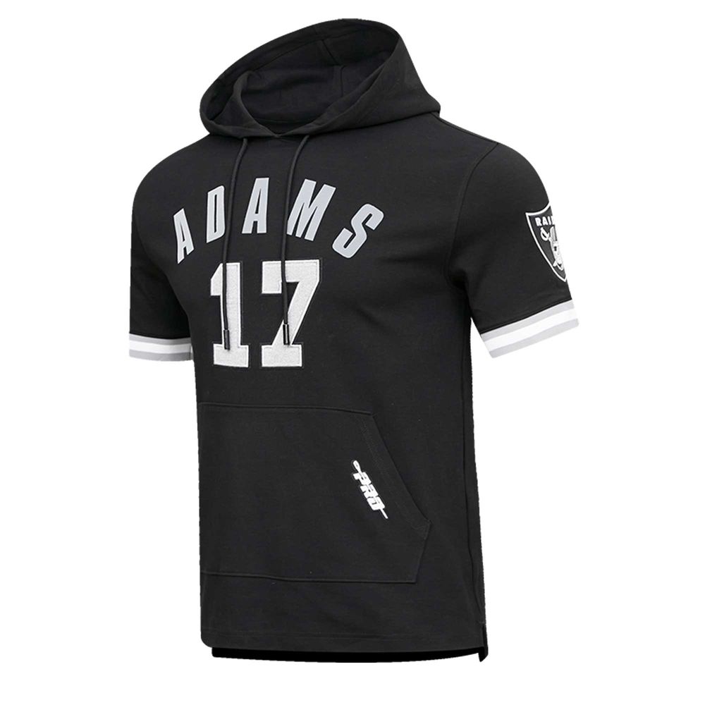 Men's Pro Standard Davante Adams Black Las Vegas Raiders Player Name & Number Hoodie T-Shirt