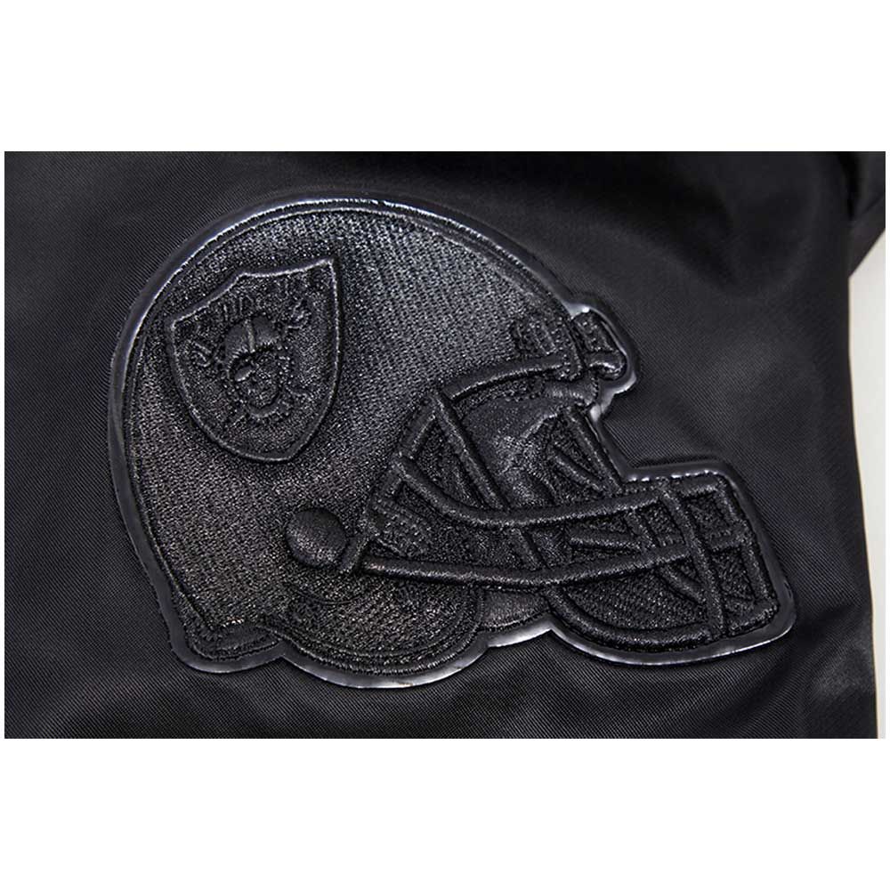 Pro Los Vegas Raiders Varsity Black and White Jacket