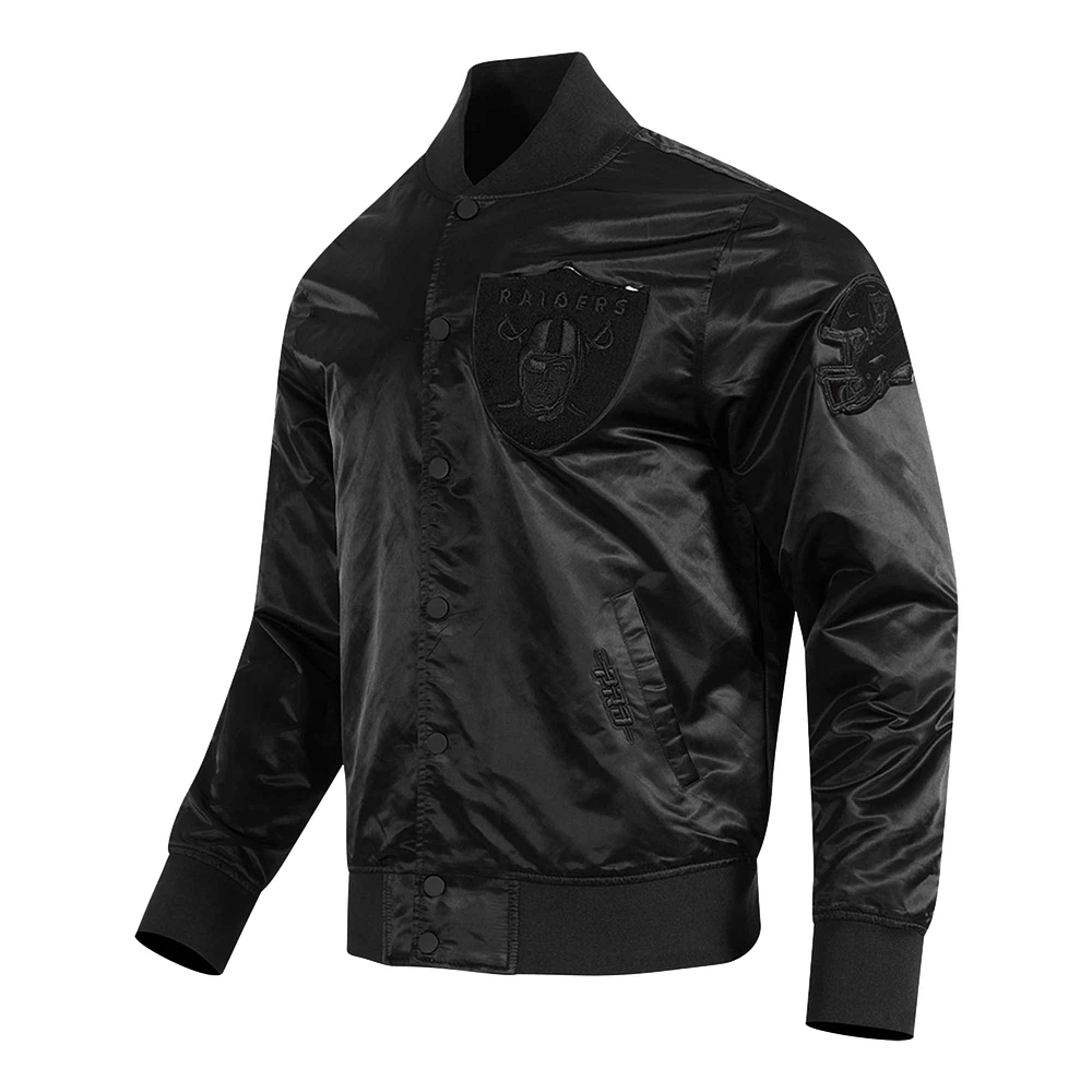 Veste à boutons-pression Pro Standard Maxx Crosby pour homme, noire, des Las Vegas Raiders Player