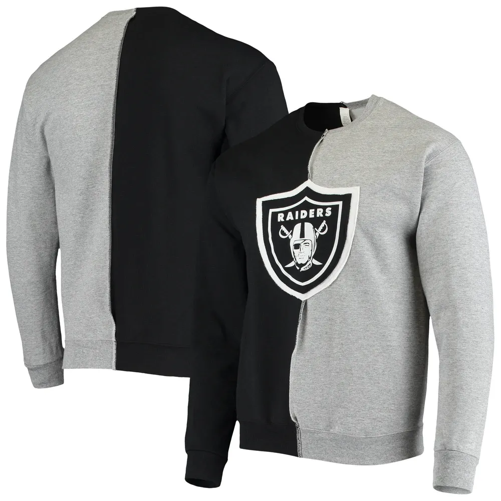 Pro Standard Mens Oakland Raiders Raiders Mash Up T-Shirt - Mens Black/Gray