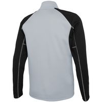 Men's Silver Las Vegas Raiders Combine Authentic Two-a-Days Half-Zip Jacket