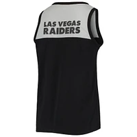 Débardeur Starter noir/argent Las Vegas Raiders Team Touchdown pour homme