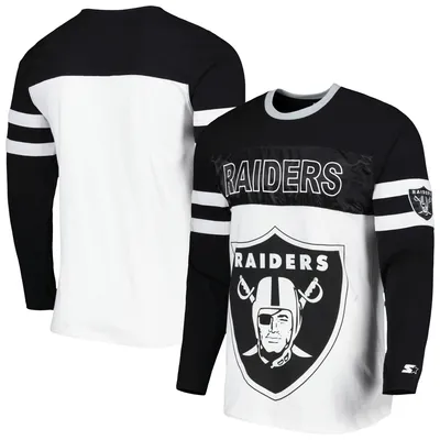 Men's Las Vegas Raiders Majestic Black V Tie-Dye T-Shirt