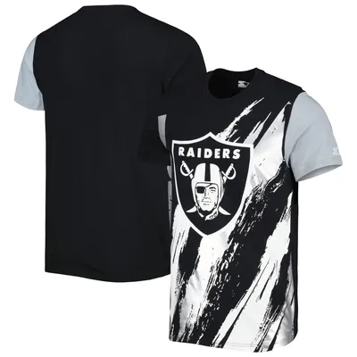 Lids Las Vegas Raiders Starter Halftime Long Sleeve T-Shirt - Black/White