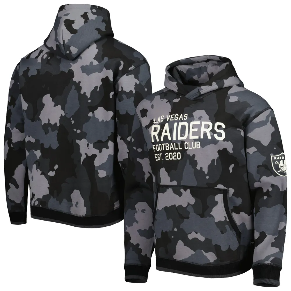 Lids Las Vegas Raiders The Wild Collective Camo Pullover Hoodie - Black