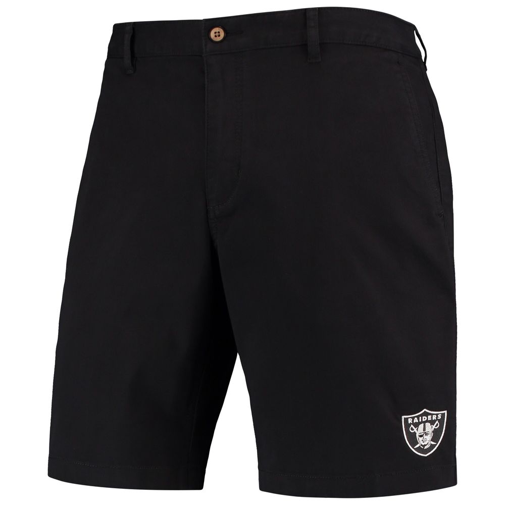 Men's Tommy Bahama Black Las Vegas Raiders Boracay Tri-Blend Shorts