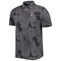 Polo Tommy Bahama Las Vegas Raiders Miramar Blooms noir pour homme