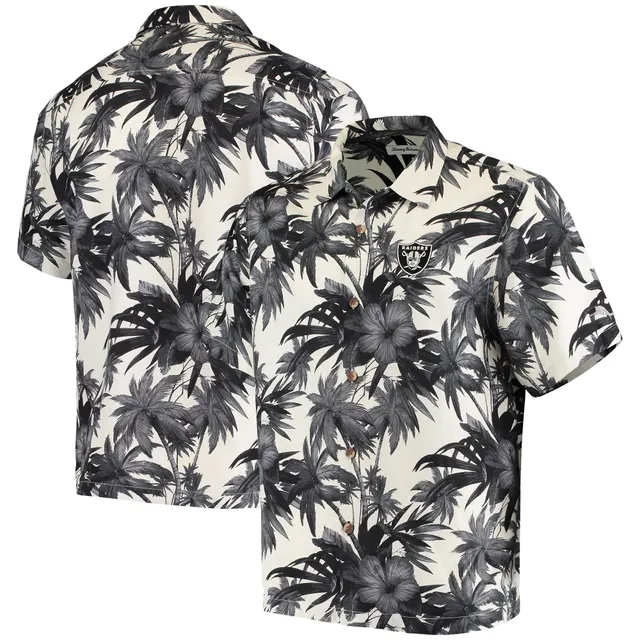 Men's FOCO Black Las Vegas Raiders Thematic Button-Up Shirt