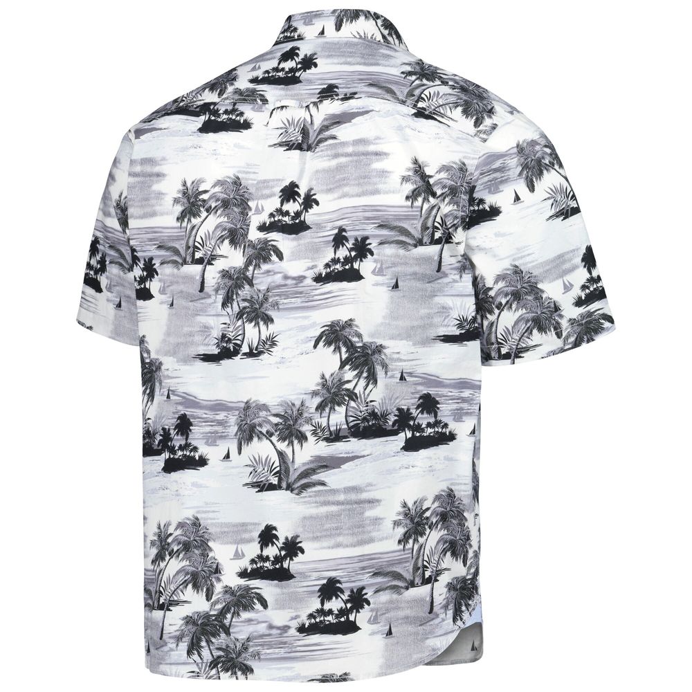 Men's Tommy Bahama White Las Vegas Raiders Sport Tropical Horizons Button-Up Shirt