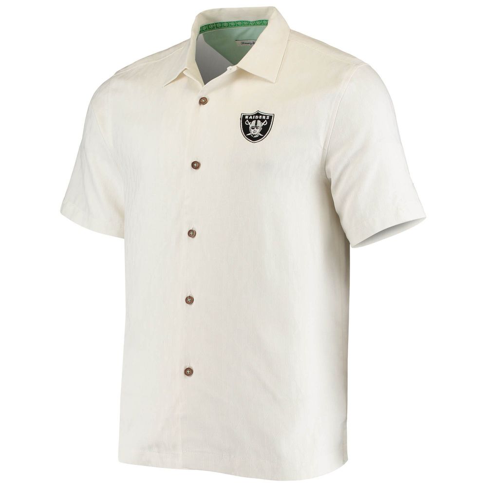 Las Vegas Raiders Button Up Polo Shirt 