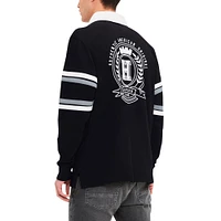 T-shirt à manches longues Tommy Hilfiger pour hommes Las Vegas Raiders Cory Varsity Rugby noir