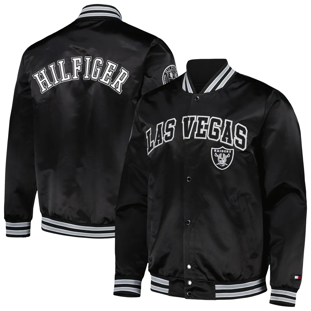 Lids Las Vegas Raiders Tommy Hilfiger Elliot Varsity Full-Snap Jacket -  Black