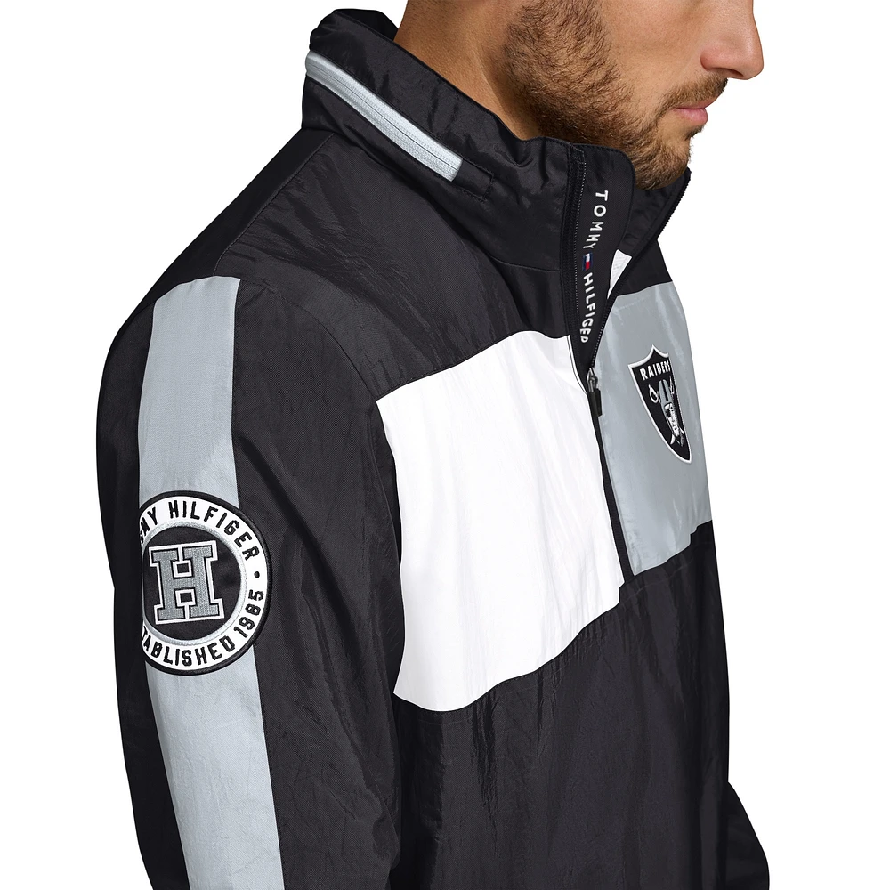 Veste à capuche légère demi-zip Gael des Las Vegas Raiders de Tommy Hilfiger pour homme