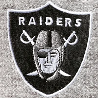 Veste Tommy Hilfiger gris chiné pour hommes Las Vegas Raiders Mario Quarter-Zip