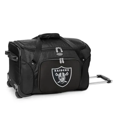 Las Vegas Raiders MOJO 22" 2-Wheeled Duffel Bag - Black