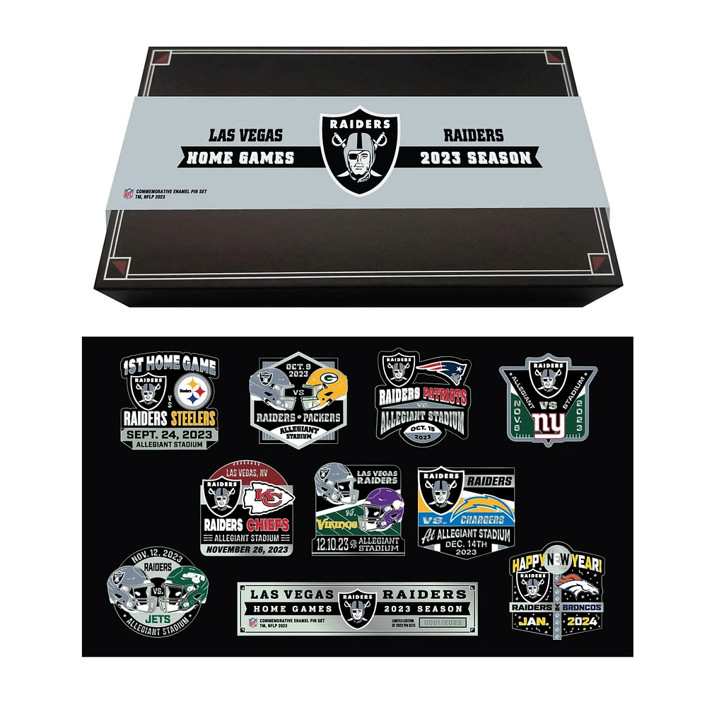 MOJO Las Vegas Raiders 2023 Game Day 9- Ensemble collecteur de pin