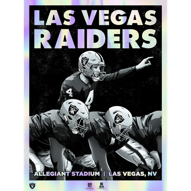 NFL Las Vegas Raiders Helmet Wall Art Sign Wood Sign 24