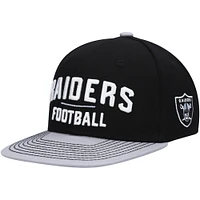 Casquette Snapback Las Vegas Raiders noire préscolaire Lock Up