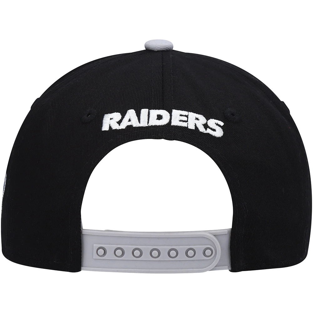 Casquette Snapback Las Vegas Raiders noire préscolaire Lock Up