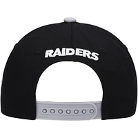 Preschool Black/Silver Las Vegas Raiders Lock Up Snapback Hat