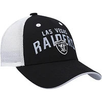 Casquette Snapback Las Vegas Raiders Core Lockup Mesh Noir/Blanc Préscolaire