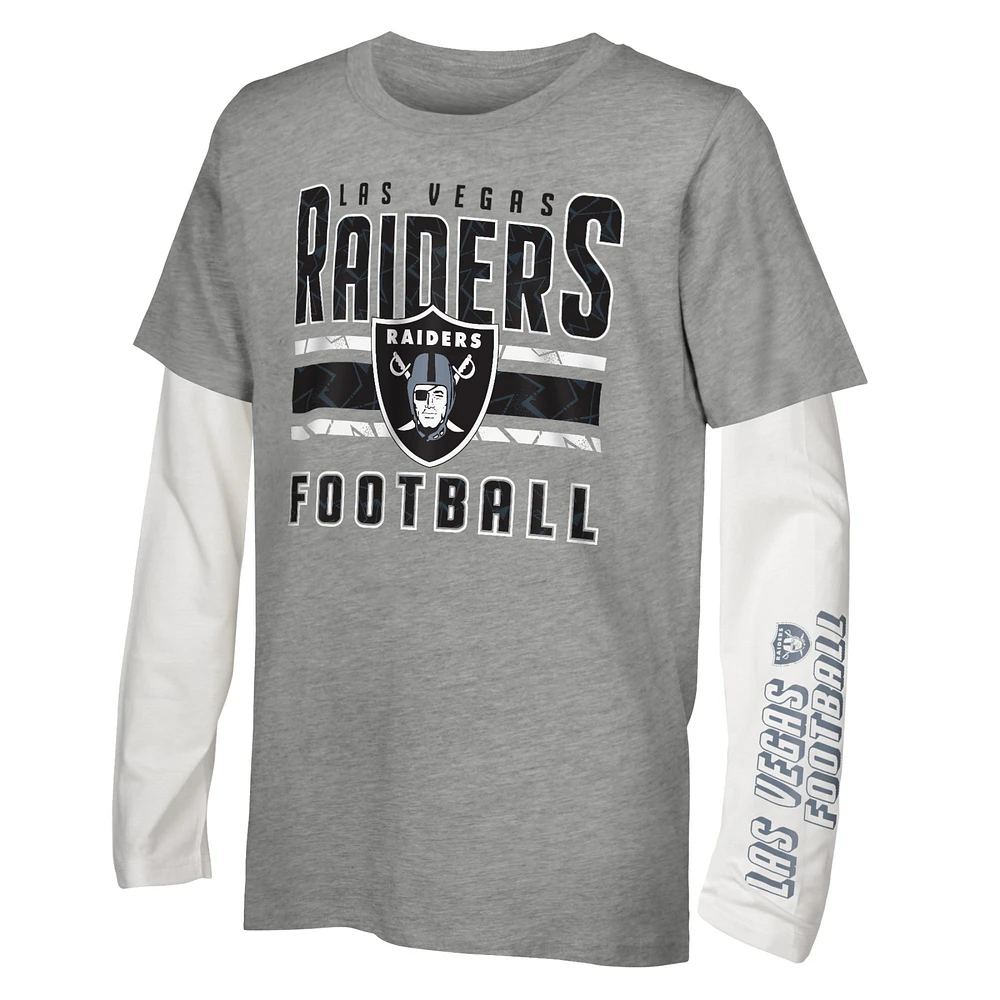 Ensemble de t-shirts the Mix pour enfants d'âge préscolaire Las Vegas Raiders